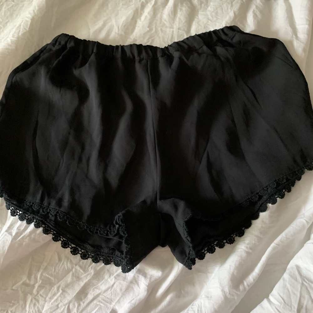 Brandy Melville shorts with floral lining